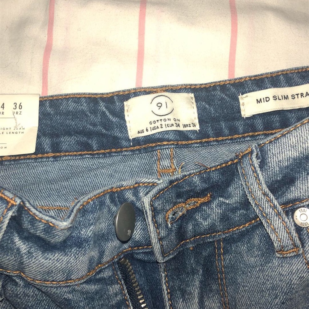Cotton on jeans.